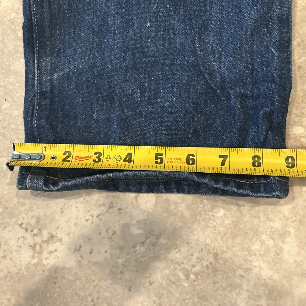 Vintage Levis 501XX Jeans Mens 36x38 Blue Denim Straight Button Fly (Fits 36x36) - Picture 7 of 10